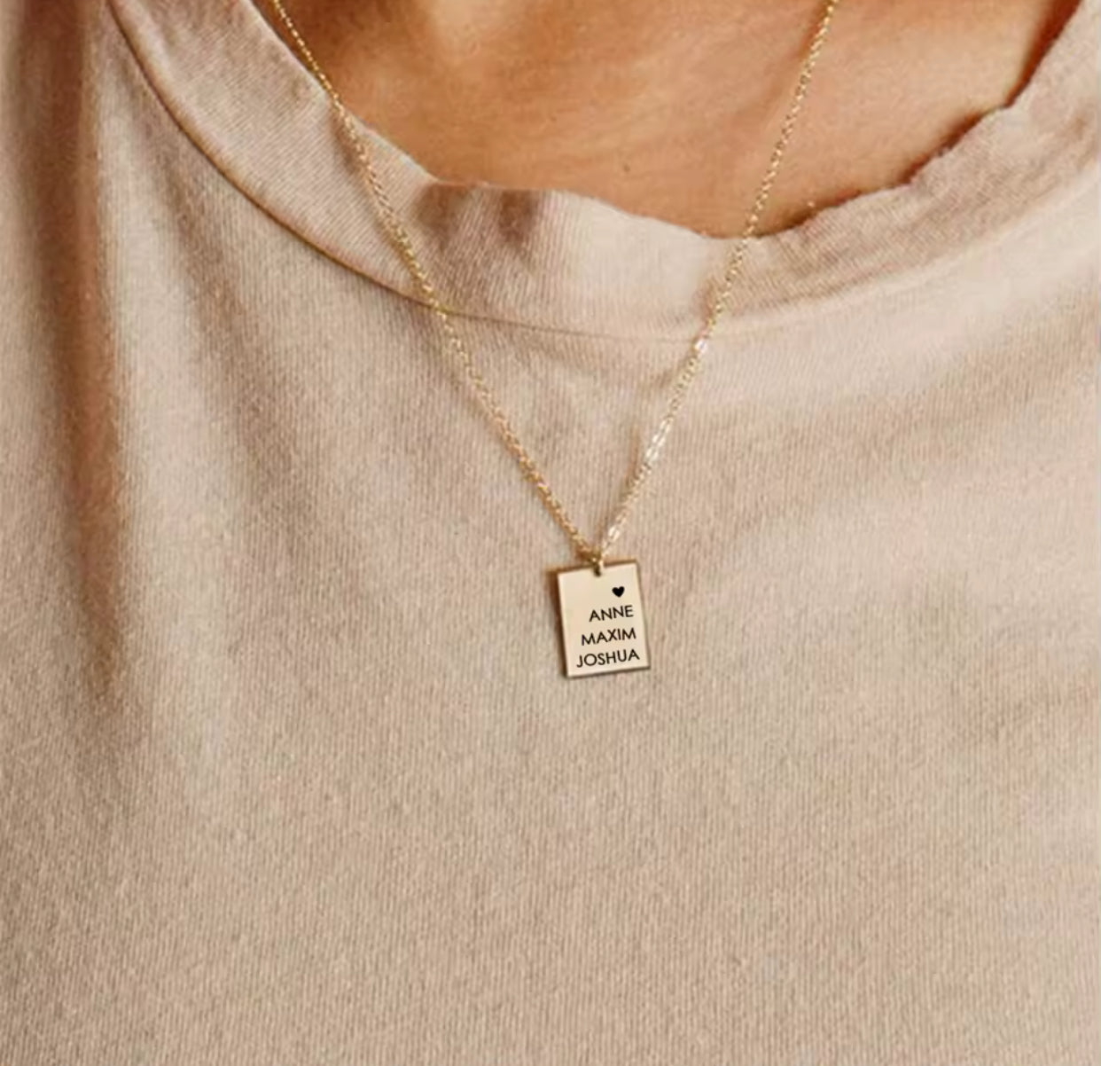 Engraving Necklace- Stainless Steel 316L