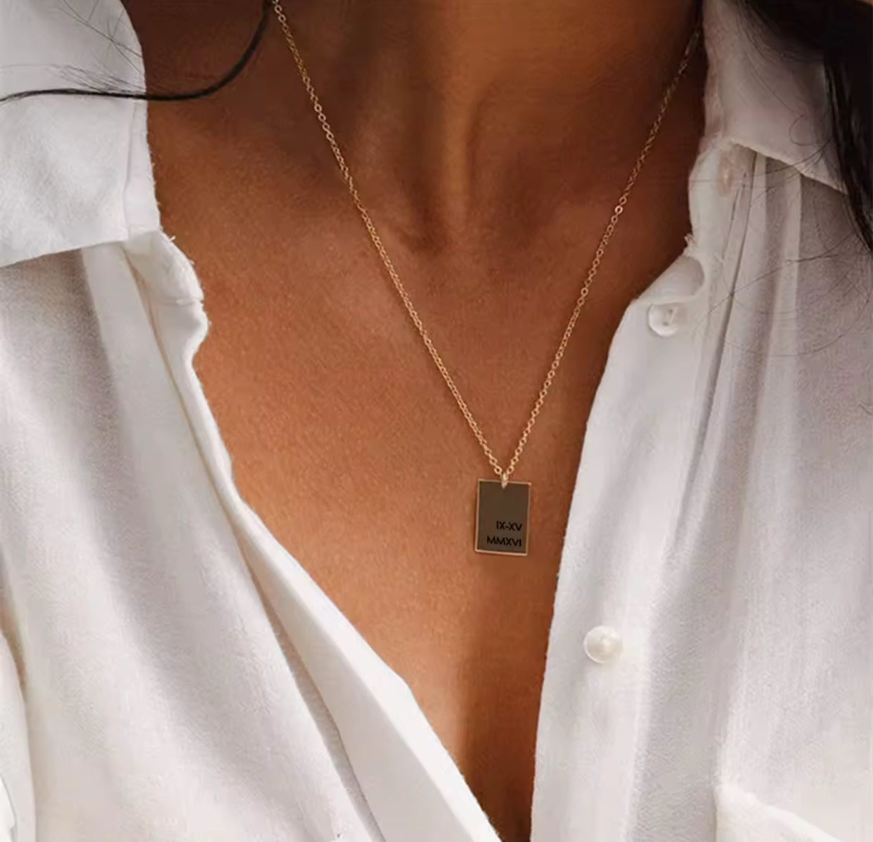 Engraving Necklace- Stainless Steel 316L