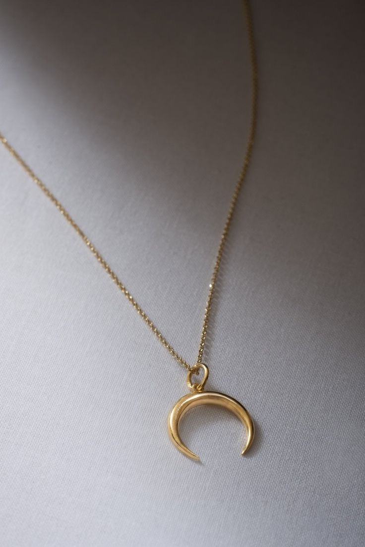 Media Luna Necklace - 316L Stainless Steel