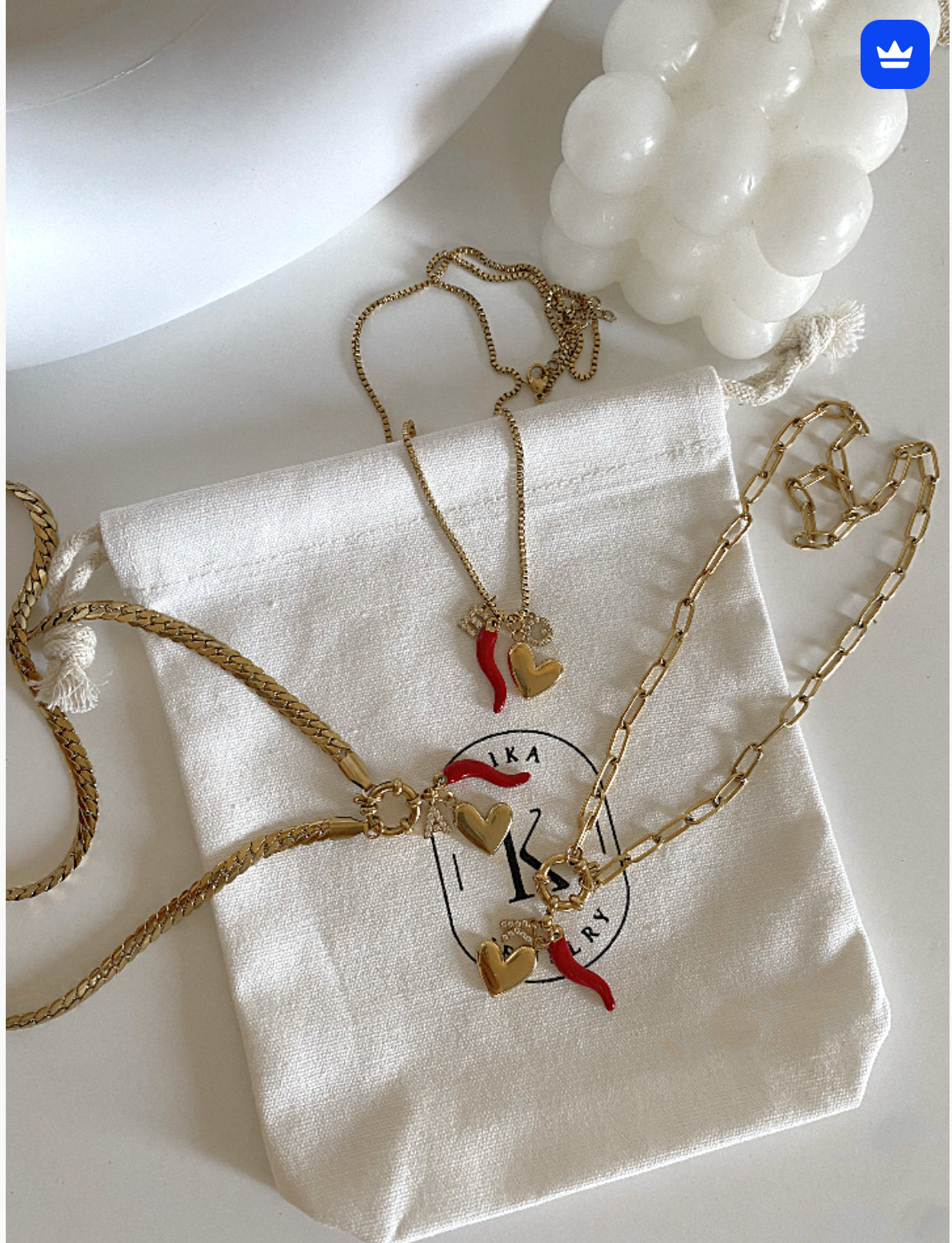 Lía Charm - Stainless Steel