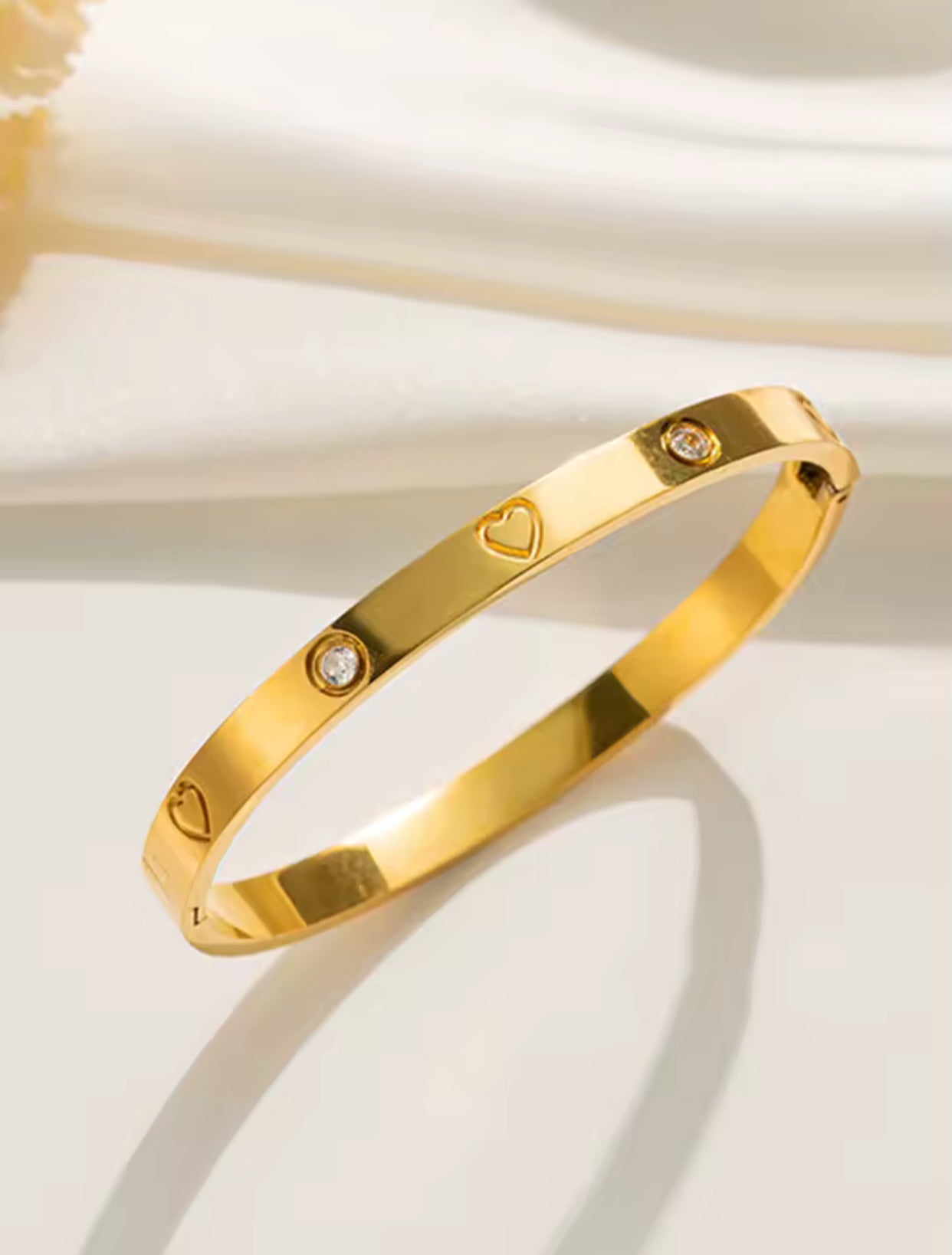 Heart Stone - Stainless Steel