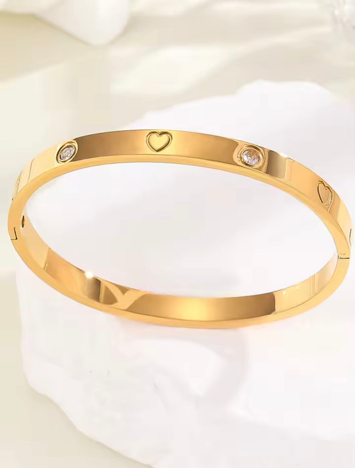 Heart Stone - Stainless Steel