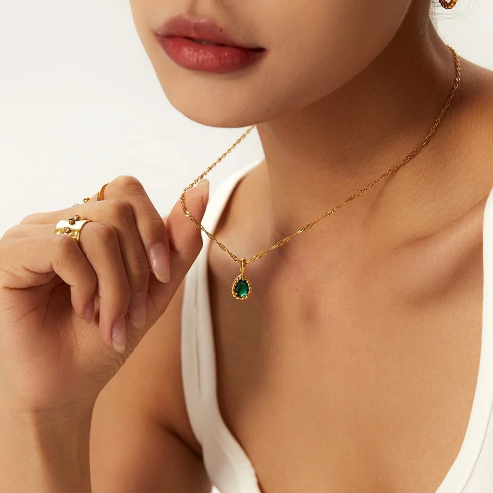 Esmeralda Necklace - 316L Stainless Steel