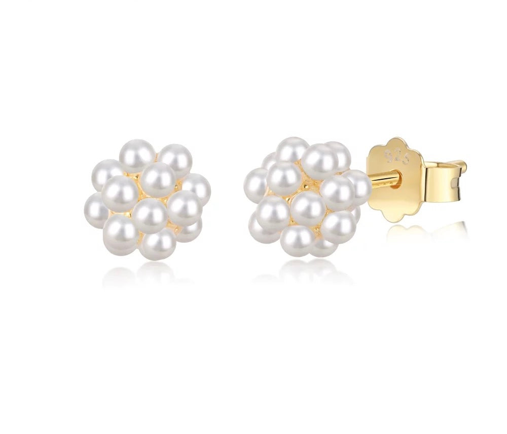 Silver 925  Pearl Embrace Set