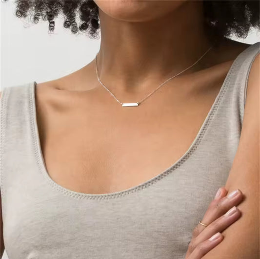 Engraving Necklace- Stainless Steel 316L