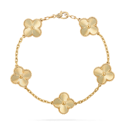 Trébol Bracelet  Doble Cara -316L Stainless Steel