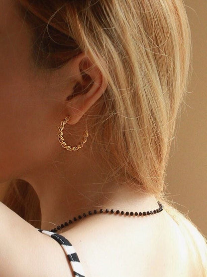 Iris Hoops - 316L Stainless Steel