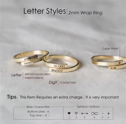 Engraving Ring - Stainless Steel 316L
