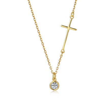 Amelia collar de crucifijo