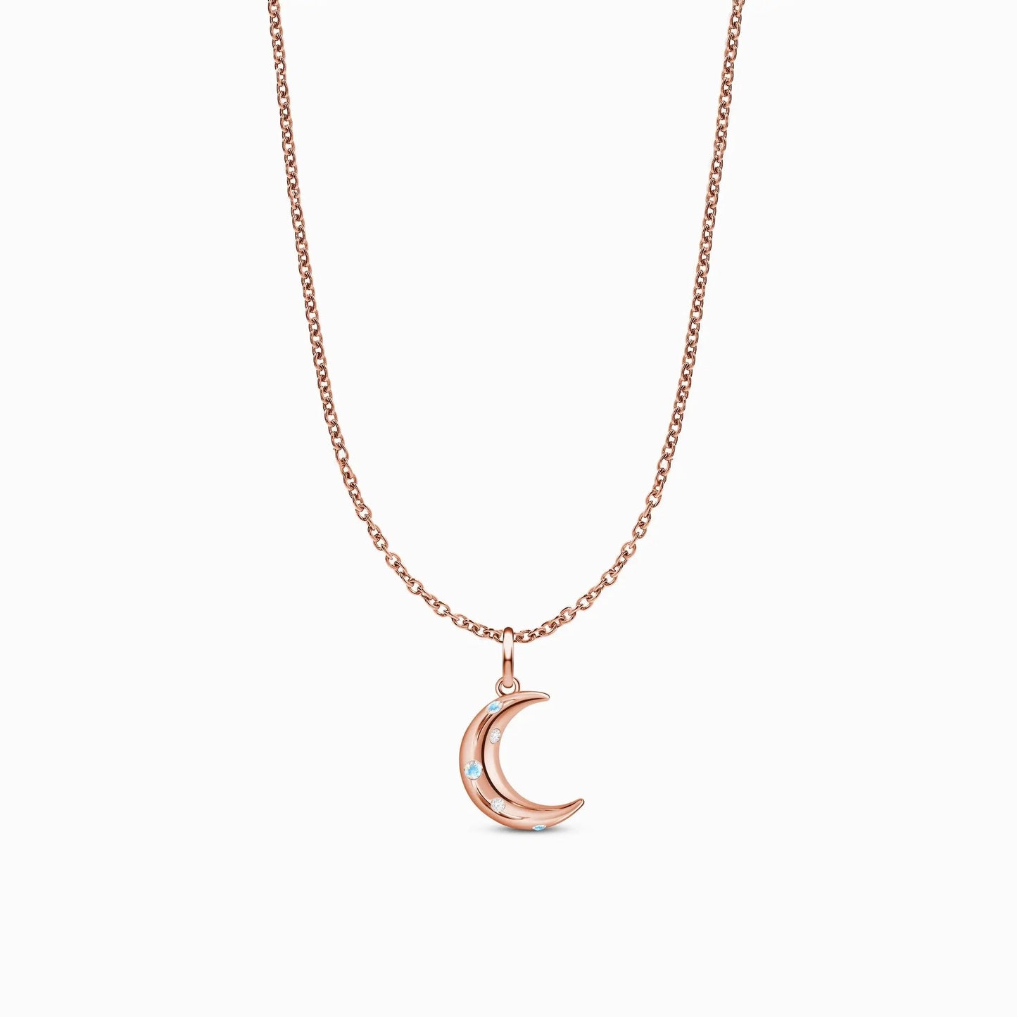 Synthetic Moonstone Necklace - Glow