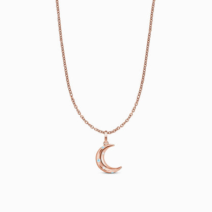 Synthetic Moonstone Necklace - Glow