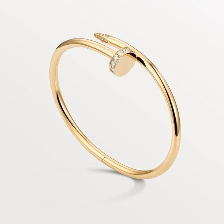 Brazalete Tipo Clavo con Zirconias – Acero Inoxidable 316L